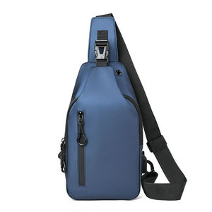 Sac à bandoulière unisexe à la mode de qualité supérieure fermeture à glissière étanche doublure portable en polyester fabricant personnalisé - Product Image 3