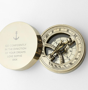 Brújula Personalizada de Primera Calidad, Brújula con Reloj Solar, Regalo de Aniversario, Regalos para Esposo, Regalo para Parejas, Regalos de Navidad - Product Image 2