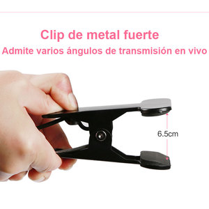 Selfie <b>Clip</b> LED <b>Ring</b> Light Video Filling Lights with Convenient <b>Clip</b>-On Design - Product Image 5