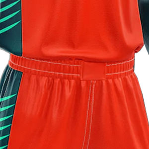 Ensemble de maillots de basket-ball personnalisés, pantalons à col en V de qualité supérieure, imprimés, sublimation de haute qualité, kit d'équipe au Pakistan - Product Image 4