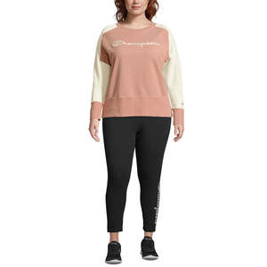 Felpa Sportiva da Donna Taglia Grande 1X Rosa in Tessuto Lavorato a Maglia per Fitness For Champion - Product Image 1