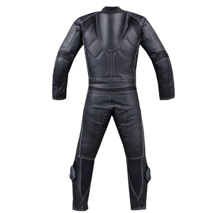 Ventilated Motorbike Full Leather Suit Windproof Premium Cowhide Big Tall Sizes Custom Color Options Export Grade - Product Image 2