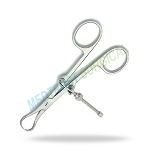 Pinzas de Reducción Ósea de Acero Inoxidable, Puntas Puntiagudas, Bloqueo Giratorio, 5.25 Pulgadas (13 cm), Instrumento Quirúrgico Ortopédico Manual Reutilizable, CE - Product Image 3