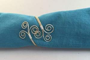 Attrayant En Gros Ronds De Serviette Fil Rond En Métal En Acier Inoxydable Or Rose Décoration Serviette Boucle Pour Sangle Porte-Mouchoirs - Product Image 5