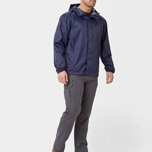 Chaqueta cortavientos personalizada para deportes de invierno, chaquetas de talla grande para hombre y mujer, chaqueta cortavientos impermeable con capucha para lluvia - Product Image 3