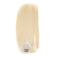 Vente en gros usine : Extensions de cheveux humains chinois 100% Remy à cuticules alignées, double tirage, queue de cheval à enrouler, à clipser, pour tissage capillaire