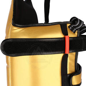 Protector de pecho de cuero para hombre para Kick Boxing MMA Muay Thai Sports Karate Dummy Type - Product Image 5