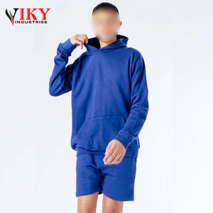 ชุดเสื้อฮู้ดสวมหัวสำหรับผู้ชายชุดเสื้อฮู้ดแขนยาวแบบสวมหัวชุดโลโก้แบบสั้นกำหนดเองมาใหม่ - Product Image 5