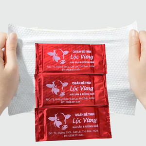 Lingettes humides monobloc de conception personnalisée les plus vendues pour les articles de nettoyage personnels à emporter fabriqués au Vietnam - Product Image 1