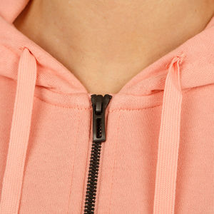 Chándal informal de algodón para Otoño e Invierno para mujer, traje de dos piezas con cremallera y capucha transpirable con pantalones largos de costura Irregular - Product Image 5