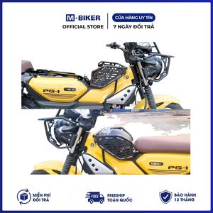 PG1 M-Biker Portaequipajes Central de Acero Inoxidable con Diseño Cyberpunk para Motocicletas de Calle, para Modificación/Actualización - Product Image 4