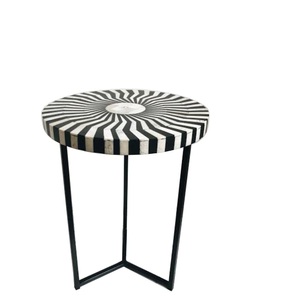 โต๊ะกาแฟทำมือพร้อมท็อปไม้เฟอร์นิเจอร์ทันสมัยโต๊ะกลางทำจากเหล็กตกแต่งบ้าน - Product Image 4