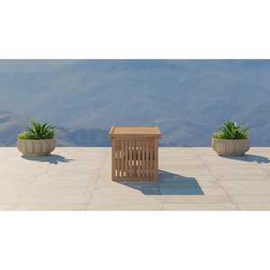 Zephaniah โต๊ะกาแฟทำจากไม้สักเนื้อแข็งดีไซน์ทันสมัยเฟอร์นิเจอร์ห้องนั่งเล่นแต่งลายธรรมชาติสำหรับใช้ในบ้าน - Product Image 3