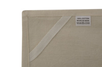 Ensemble de 6 serviettes en tissu de lin tissé 100% coton blanc, style moderne de luxe pour la cuisine, la table, 27x27, utilisation en avion, style uni, série Neolino
