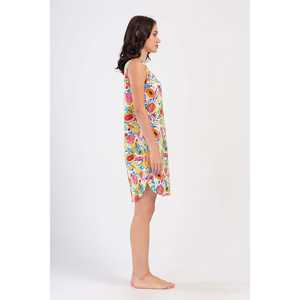 Vestido Casual Tipo Túnica con Cuello Redondo y Falda Ancha con Bolsillo Ovalado para Mujer - Product Image 2