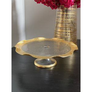 Soporte Vintage para decoración de pasteles, soporte hecho a mano para pasteles, platos de aluminio para servir pasteles, perfecto para postres, dulces, soporte para cupcakes - Product Image 5