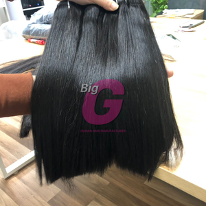 Gros Vietnam os droite cheveux humains remy vierge original éthique cuticule aligné cheveux - Product Image 5