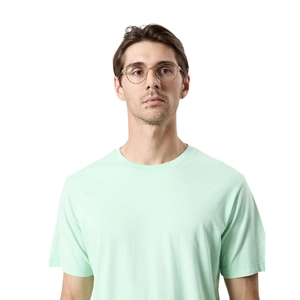 T-shirt surdimensionné 100% coton pour hommes Style Streetwear 220 GSM Logo avant et teinture unie décontracté tissé Polyester/coton lavé Technics - Product Image 1