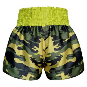 Pantalones Cortos de MMA Sublimados Elásticos de Primera Calidad, Pantalones Cortos de Boxeo con Cordón, Personaliza Tu Propio Diseño de Logotipo, Pantalones Cortos de Boxeo de Spandex y Poliéster - Product Image 5