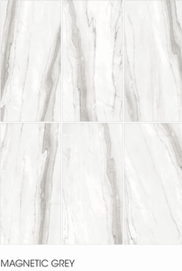 กระเบื้องพอร์ซเลนแม่เหล็กขนาดใหญ่สีเทาขนาด80X160สวยงามหินอ่อนสีเทาพรีเมี่ยม - Product Image 3