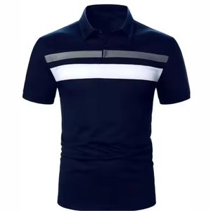 Polo personalizado de verano para hombre, camisa de sublimación, patrón sólido, manga corta, de Golf Polo, fábrica, venta al por mayor, camiseta personalizada - Product Image 5