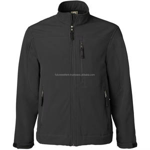 Haute personnalisable hommes Softshell veste Sports d'hiver en plein air-coupe-vent imperméable noir décontracté vêtements unis - Product Image 5