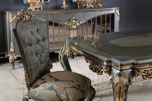 Colección de madera de lujo Premium Sensación de prestigio exclusiva extensible para comedor Sala de estar Colecciones All Well en venta - Product Image 5