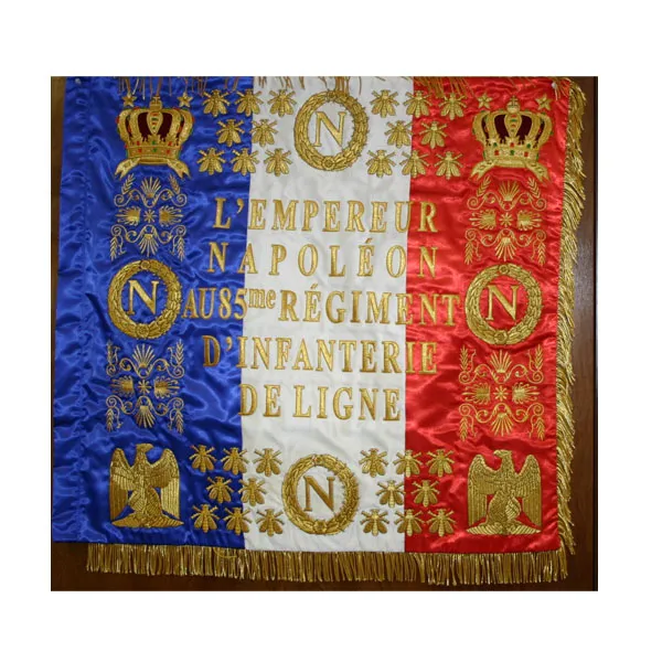 Napoleon Buste Drapeau Insigne 100% Nouvelle Replique Koninklijke Standaard De Napoleon France Drapeau Vaandrig