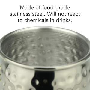 Wholesale Stainless Steel Cup Cocktail Moscow Mule Mugs 550ml Beer Mug Bar Tools Champagne Silver Moscow Mule Mug with Handle - Product Image 4