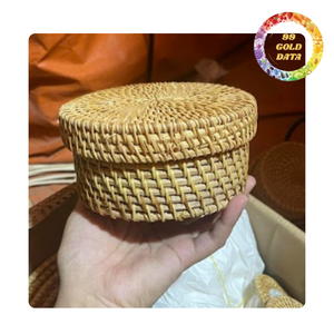 Set de table rond en rotin fabriqué à la main | Tapis de table tissés naturels rustiques approvisionnement en gros en vrac | Origine Vietnam - Product Image 6