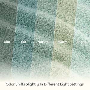 Manta de tiro de punto cepillado transpirable ecológica verde 50 ''x 60'' para sofá cama sofá - Product Image 5