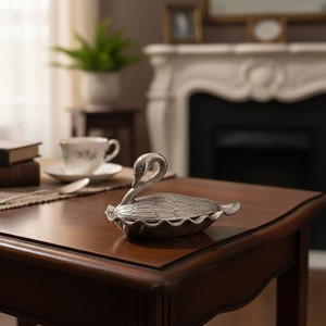 กล่องใส่เครื่องประดับรูปหงส์ ภาชนะใส่ขนมสุดหรูสำหรับจัดแสดงของมีค่า - Product Image 2