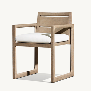 Chaises individuelles pour s'asseoir sur la terrasse ou dans les restaurants en plein air, au style moderne, durables et anti-pourriture - Product Image 2