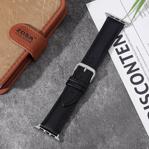 Correa de Cuero Genuino Vintage para <span class=keywords><strong>Apple</strong></span> <span class=keywords><strong>Watch</strong></span> Series 10 9 SE Ultra 2, Correa de Repuesto de Piel de Vaca, 45mm 49mm 42mm, Pulsera Ejecutiva - Product Image 4