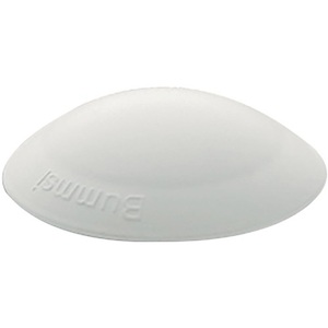 BURG-WCHTER TPF 2050 DUO Tampon de porte en plastique blanc 14 mm de long, lot de 50 pour autocollants muraux - Product Image 1