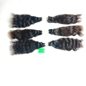 100% Vierge Temple Vietnamien Extensions de Cheveux Humains Naturel Noir Couleur Bundles Style Raw Bundles Tissage Indien Type De Cheveux - Product Image 4