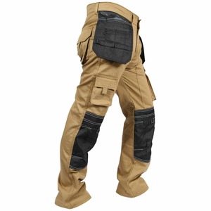 Conjunto de pantalones de chándal Cargo para hombre con logotipo personalizado OEM, chaqueta de tela holgada con bolsillos acampanados, estilo deportivo informal - Product Image 2