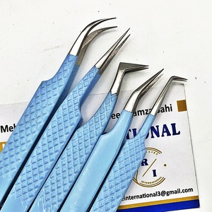 Private Label Mirror Stainless Steel Anti-Static Durable Precision Perfect Grip Eco-Friendly <b>Manicure</b> Lash Extension <b>Tweezers</b> - Product Image 3