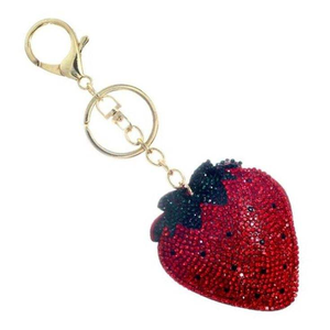 Hecho a mano con cuentas bordado Premium cereza elegante llavero y llavero hermoso lujo de moda por glowin fashion - Product Image 1