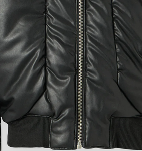 แจ็กเก็ตหนังแกะแฟชั่นสำหรับผู้ชาย, แจ็กเก็ตหนังแกะ250กรัมสีพื้นสำหรับฤดูหนาว2025 - Product Image 5