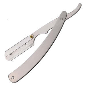 Maquinillas de Afeitar de Barbería de la Mejor Calidad, Rectas, Hechas de Acero Inoxidable, Mango Antideslizante, Maquinillas para Eliminar el Vello - Product Image 4