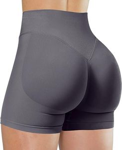 Short de yoga de qualité supérieure pour femmes taille croisée gymnastique active 100% polyester yoga extensible avec poches latérales - Product Image 6