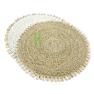 Hot Seller Bamboo Bohemian Eco-Friendly Braided Plait Placemats Variety Sizes Custom <b>Table</b> Decorations for <b>Christmas</b> Handmade - Product Image 5