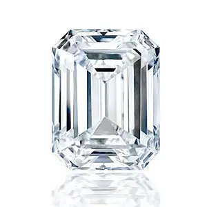 1.01CT Emerald Cut Lab Grown Diamond D Color VVS2 Clarified CVD Diamond For Jewelry IGI Certified High Quality Lab Grown Diamond