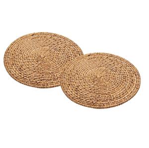 Natural Ratan Rattan <b>Placemats</b> Woven Round Eco-Friendly Wholesale Rattan Dining Table Center Place Mat Made in Viet Nam - Product Image 4