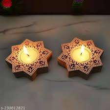 Bougeoir en bois écologique naturel Votives le plus vendu Bougeoir de Noël Lampe de thé Bougeoir à l'usine Meilleur prix - Product Image 5