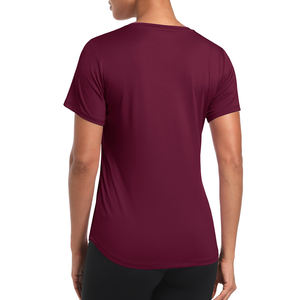 T-shirt de sport pour femme à la mode Vêtements d'entraînement respirants ultra-doux pour l'été Matériau de haute qualité - Product Image 3