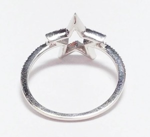 D สีรอบตัด Lab ปลูกเพชรแหวนแต่งงานที่สวยงามแหวนเงินสเตอร์ลิงของขวัญสําหรับเครื่องประดับที่กําหนดเองสําหรับผู้หญิง .2 - Product Image 4