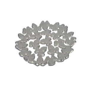 Plateaux de conception de feuille Antique, fournitures en vrac de qualité industrielle, plateaux en métal pour décor de maison, hôtel, mariage, Restaurant - Product Image 2