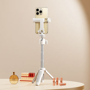 Treppiede Professionale Jopree B01 <span class=keywords><strong>per</strong></span> Telefono e Fotocamera, Mini Supporto <span class=keywords><strong>per</strong></span> Telefono Cellulare con Luce Anulare Integrata - Product Image 4